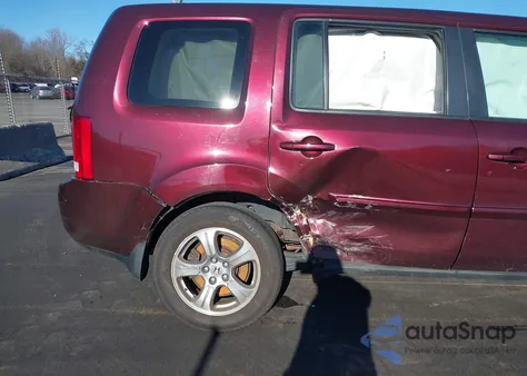 2013 Honda Pilot Ex-L from USA, damaged, VIN 5FNYF4H52DB010979